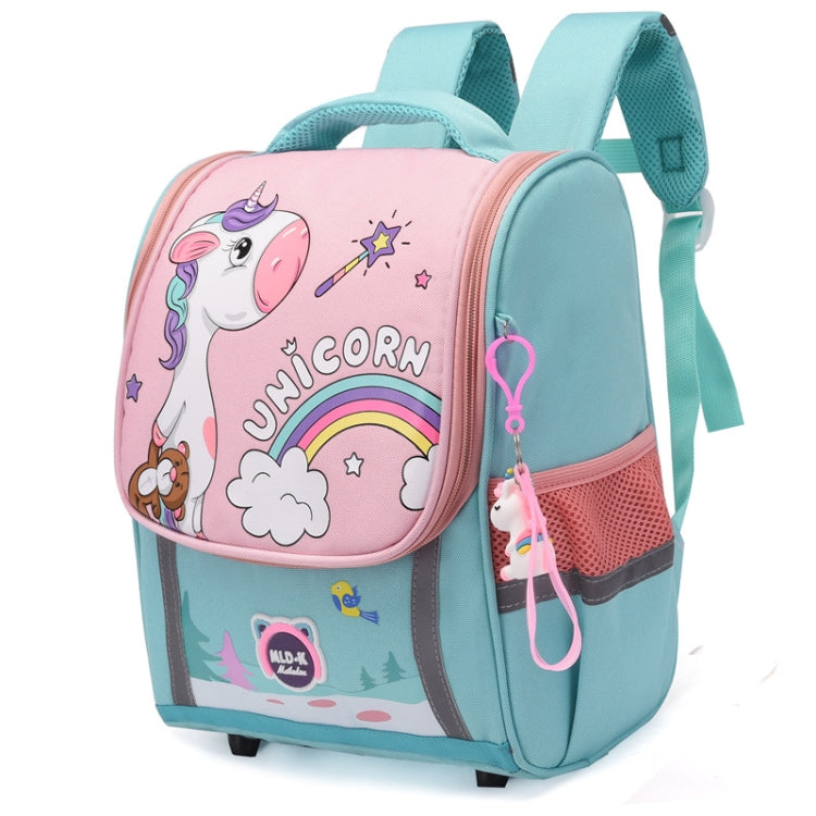 Kindergarten Children Cute Cartoon Backpack School Bag, Large Green Pink, Large Dark Purple, Large Watermelon Red, Large Red, Large Lake Blue, Small Navy Blue, Small Sky Blue, Small Light Purple, Small Green Pink, Small Dark Purple, Small Watermelon Re...