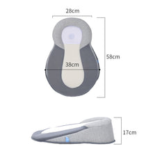 Load image into Gallery viewer, Baby Breastfeeding Pillow Lying Feeding Baby Anti-spitting Milk Slope Pad, Pillow Gray