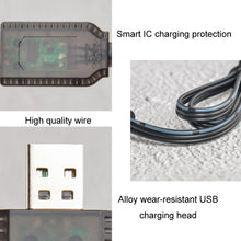 Load image into Gallery viewer, 7.4V Smart Chip Protection USB Plug Lithium Battery Charging Cable