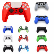 Load image into Gallery viewer, For PS5 Controller Silicone Case Protective Cover, White, Red, Blue, Black, Camouflage Blue, Camouflage Red, Camouflage Green