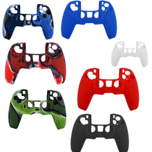 Load image into Gallery viewer, For PS5 Controller Silicone Case Protective Cover, White, Red, Blue, Black, Camouflage Blue, Camouflage Red, Camouflage Green