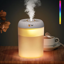 Load image into Gallery viewer, 3000ml Double Nozzle Humidifier with Timing Digital Display and Colorful Ambient Light