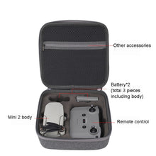 Load image into Gallery viewer, For DJI Mavic Mini 2 Dual Battery Storage Bag Handheld Protective Case, Light Grey
