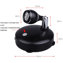 Load image into Gallery viewer, TL006-SIN Jewelry Art Exhibition USB Charging Decorative Wall-mounted LED Spotlights, Charging without Remote Control, Charging with Remote Control