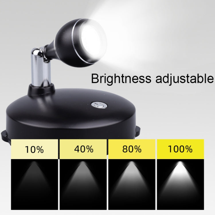 TL006-SIN Jewelry Art Exhibition USB Charging Decorative Wall-mounted LED Spotlights, Charging without Remote Control, Charging with Remote Control