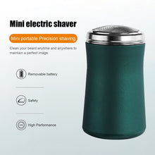 Load image into Gallery viewer, Pocket Size Washable Electric Razor USB Rechargeable Travel Shavers for Men, Pocket  Black, Pocket  Green