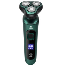Load image into Gallery viewer, Smart Electric Shaver LCD Digital Display Three-head USB Rechargeable Floating Razor, Standard Version, 3 In 1, 4 In 1