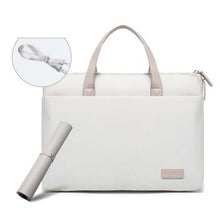 Load image into Gallery viewer, For MacBook 13.3-14 Inches MAHOO 10188 Ultra-Thin Hand Computer Bag Messenger Laptop Bag, Khaki, Dark Blue, Gray, Gray+Gray PU Power Bag, Dark Blue+Black PU Power Bag, Khaki+Gray PU Power Bag, Gray+Gray Mouse Pad, Dark Blue+Black Mouse Pad             ...