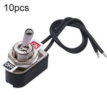 Load image into Gallery viewer, 10pcs Mini Toggle Two-position Rocker Switch With Wire, KNS-1