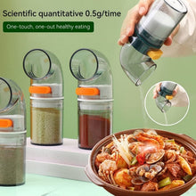 Load image into Gallery viewer, Home Kitchen Quantitative Salt Control Seasoning Jar, 1pcs Blue, 1pcs Orange, 2pcs Blue With Base, 2pcs Orange With Base, 3pcs Blue With Base, 3pcs Orange With Base