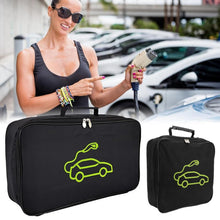 Load image into Gallery viewer, Electric Car Fireproof Charger Storage Bag, Material:, Square Oxford Cloth, Square Flame Retardant, Rectangular Oxford Cloth, Rectangular Flame Retardant