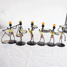 Load image into Gallery viewer, Retro Wrought Iron Man-shaped Candlestick Ornament Restaurant Table Decoration Props, 20, 21, 22, 23, 26, 27