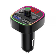 Load image into Gallery viewer, 3.1A USB+PD Bluetooth Car Charger Car FM Transmitter Colorful Lighting, R2, Q3, Q5, Q7
