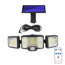 Load image into Gallery viewer, Remote Control Solar Wall Light LED Triple Rotation Sensor Flood Light, 192LED Integrated, 192COB Integrated, 192LED Split, 192COB Split