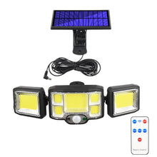 Load image into Gallery viewer, Remote Control Solar Wall Light LED Triple Rotation Sensor Flood Light, 192LED Integrated, 192COB Integrated, 192LED Split, 192COB Split