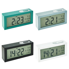 Load image into Gallery viewer, 8890H Multifunctional Photosensitive Bedside Small Alarm Clock LCD Screen Digital Clock