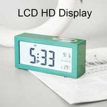 Load image into Gallery viewer, 8890H Multifunctional Photosensitive Bedside Small Alarm Clock LCD Screen Digital Clock