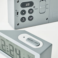 Load image into Gallery viewer, 8890H Multifunctional Photosensitive Bedside Small Alarm Clock LCD Screen Digital Clock