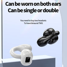 Load image into Gallery viewer, M10 IPX5 Waterproof Ear Clip Bluetooth Earphones, Style:, M10 Single Black, M10 Single White, M10 Single Pink, M10 Single Skin Color, M10 Single Green, M10 Doble Green, M10 Doble Skin Color, M10 Doble Black, M10 Doble White, M10 Doble Pink