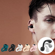 Load image into Gallery viewer, M10 IPX5 Waterproof Ear Clip Bluetooth Earphones, Style:, M10 Single Black, M10 Single White, M10 Single Pink, M10 Single Skin Color, M10 Single Green, M10 Doble Green, M10 Doble Skin Color, M10 Doble Black, M10 Doble White, M10 Doble Pink