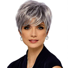 Load image into Gallery viewer, Ladies Short Straight Hair Wig High Temperature Silk Chemical Fiber Headgear, Wig-332, Wig-335