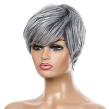 Load image into Gallery viewer, Ladies Short Straight Hair Wig High Temperature Silk Chemical Fiber Headgear, Wig-332, Wig-335