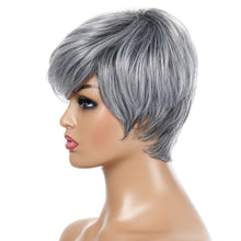 Load image into Gallery viewer, Ladies Short Straight Hair Wig High Temperature Silk Chemical Fiber Headgear, Wig-332, Wig-335