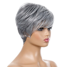 Load image into Gallery viewer, Ladies Short Straight Hair Wig High Temperature Silk Chemical Fiber Headgear, Wig-332, Wig-335