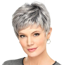 Load image into Gallery viewer, Ladies Short Straight Hair Wig High Temperature Silk Chemical Fiber Headgear, Wig-332, Wig-335