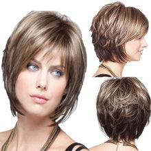 Load image into Gallery viewer, Women High Temperature Silk Curly Short Hair Wig, Wig-020, Wig-381, Wig-401
