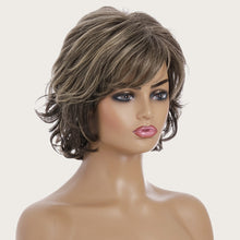 Load image into Gallery viewer, Ladies Short Curly Hair High Temperature Silk Chemical Fiber Wig Headgear, Wig-449, Wig-450