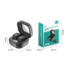 Load image into Gallery viewer, With Charging Bin Stereo Wireless Bluetooth Earphones, Style:, BY18 Digital Display White