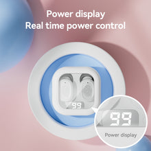 Load image into Gallery viewer, With Charging Bin Stereo Wireless Bluetooth Earphones, Style:, BY18 Digital Display White