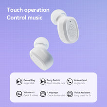 Load image into Gallery viewer, With Charging Bin Stereo Wireless Bluetooth Earphones, Style:, BY18 Digital Display White