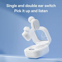 Load image into Gallery viewer, With Charging Bin Stereo Wireless Bluetooth Earphones, Style:, BY18 Digital Display White