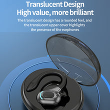 Load image into Gallery viewer, F8 Hanging Ear Stereo Wireless Bluetooth Earphones With Charging Bin, With Charging Bin(Black Single Ear), With Charging Bin(Blue Single Ear), With Charging Bin(Red Single Ear), With Charging Bin(Green Single Ear)
