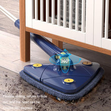 Load image into Gallery viewer, Triangular Mop Household Ceiling Cleaner Wipe Wall Tiles Imitation Hand Twist Mop, Including 1 Cloth With Scraper, Including 2 Cloth With Scraper, with 2 Cloth, Including 4 Cloth With Scraper