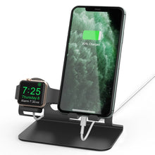 Load image into Gallery viewer, AhaStyle ST04 Aluminum Alloy Charging Base, For 4-8 inch Smart Phone&amp;Apple Watch Series, ST04 (Black), ST04 (Rose Gold), ST04 (Silver)