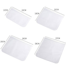 Load image into Gallery viewer, 10pcs EVA Refrigerator Reusable Food Airtight Peservation Bag, Size:, Small, Medium, Large, Extra Large