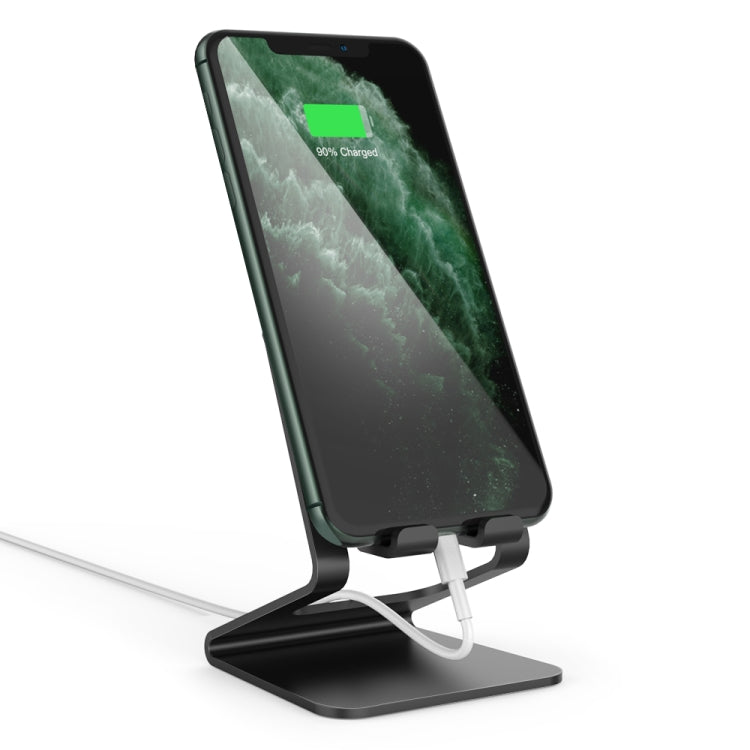 AhaStyle ST02 Mobile Phone Aluminum Alloy Fixed Bracket Storage Charging Base, ST02 (Silver), ST02 (Black), ST02 (Rose Gold)