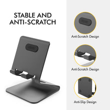 Load image into Gallery viewer, AhaStyle ST02 Mobile Phone Aluminum Alloy Fixed Bracket Storage Charging Base, ST02 (Black), ST02 (Rose Gold), ST02 (Silver)