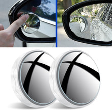 Load image into Gallery viewer, 1pair Reversing Mirror Small Round Mirror HD Large View Suction Cup Blind Spot Mirror, Size: 5.5x1.7cm(Black), Size: 5.5x1.7cm(White), Size: 5.5x1.7cm(Silver)