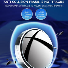 Load image into Gallery viewer, 1pair Reversing Mirror Small Round Mirror HD Large View Suction Cup Blind Spot Mirror, Size: 5.5x1.7cm(Black), Size: 5.5x1.7cm(White), Size: 5.5x1.7cm(Silver)