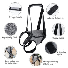 Load image into Gallery viewer, Dog Hind Leg Auxiliary Strap Decompression Auxiliary Travel Belt For Elderly and Injured Dog, S, M, L