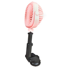Load image into Gallery viewer, Car Suction Cup Fan Desktop Dormitory Office Kitchen Fan, Retractable (White), Retractable (Pink), Retractable(Black)