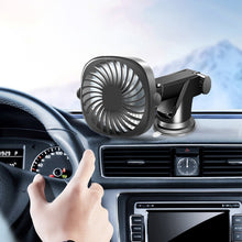 Load image into Gallery viewer, Car Suction Cup Fan Desktop Dormitory Office Kitchen Fan, Retractable (White), Retractable (Pink), Retractable(Black)