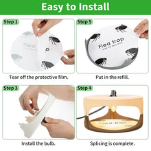 Load image into Gallery viewer, SK111 Pet Household Flea Lamp Flea Sticky Trapper Flea Capture Device, 2pcs US Plug, 2pcs EU Plug, 2pcs UK Plug, 2pcs AU Plug