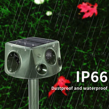 Load image into Gallery viewer, SK031 Four-Sided Solar Animal Repeller Bird Repeller Ultrasonic Rat Repeller, Rat Repeller