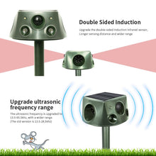 Load image into Gallery viewer, SK031 Four-Sided Solar Animal Repeller Bird Repeller Ultrasonic Rat Repeller, Rat Repeller