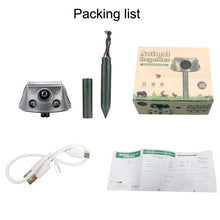 Load image into Gallery viewer, SK031 Four-Sided Solar Animal Repeller Bird Repeller Ultrasonic Rat Repeller, Rat Repeller